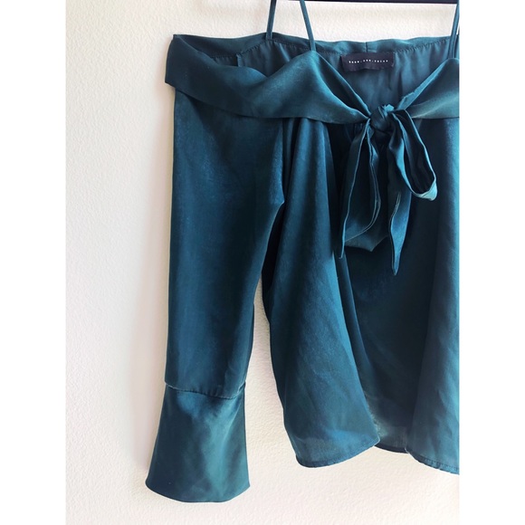 Nordstrom Tops - Green off the shoulder elegant blouse Nordstrom Tops - Green off the shoulder elegant blouse